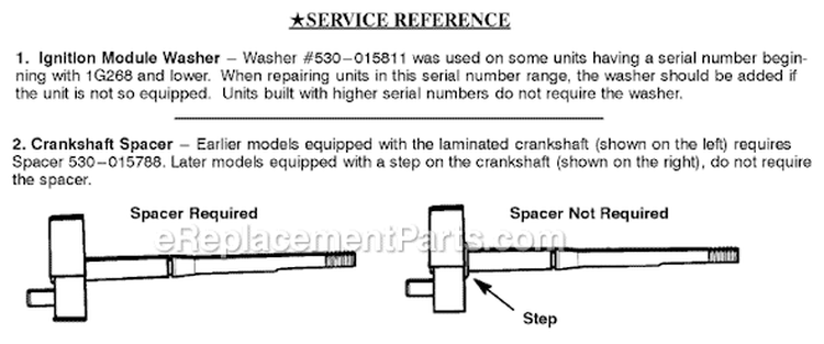 Page E Diagram and Parts List for XT40  Weed Eater Trimmer